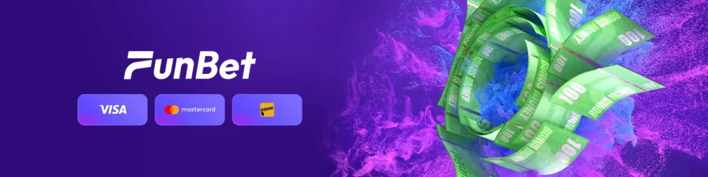 FunBet casino payment methods banner