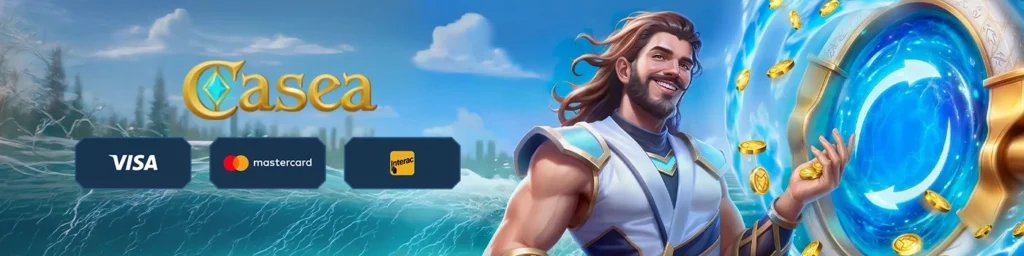 Casea Casino payment options banner